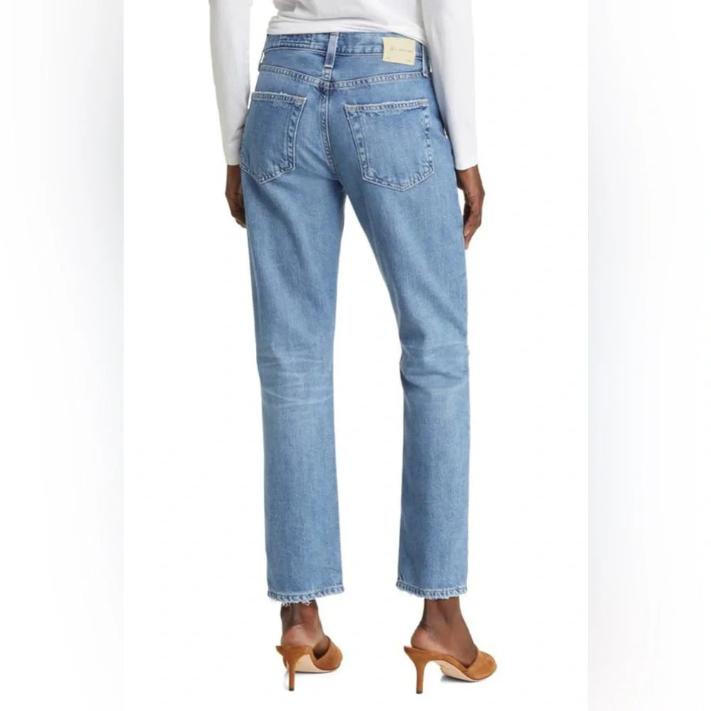 AG Ex-Boyfriend Slouchy Slim Boyfriend Ripped Jeans 17 Years Long Beach Women 30 - Picture 2 of 11